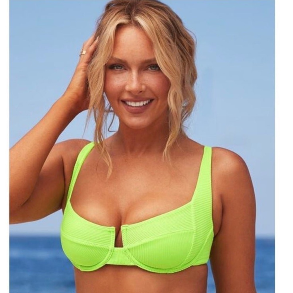 Neon Lime Underwire Bikini Top - Women Swim Bikini